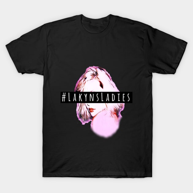 Lakyn's Ladies - Black T-Shirt by Yolanda Olson